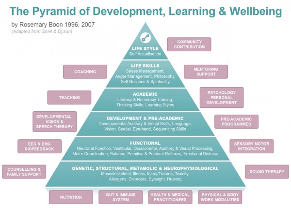 Pyramid of Development, Learning and Wellbeing